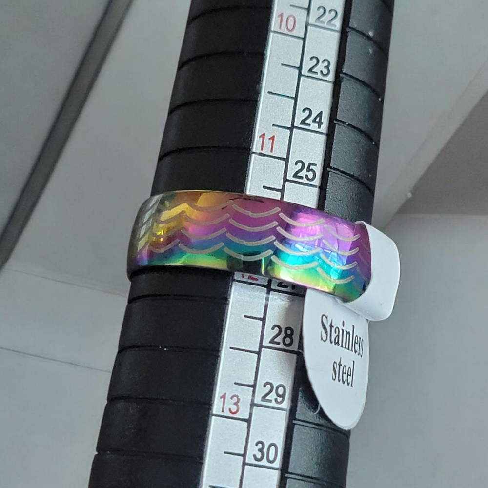 Colorful Stainless Steel Ring